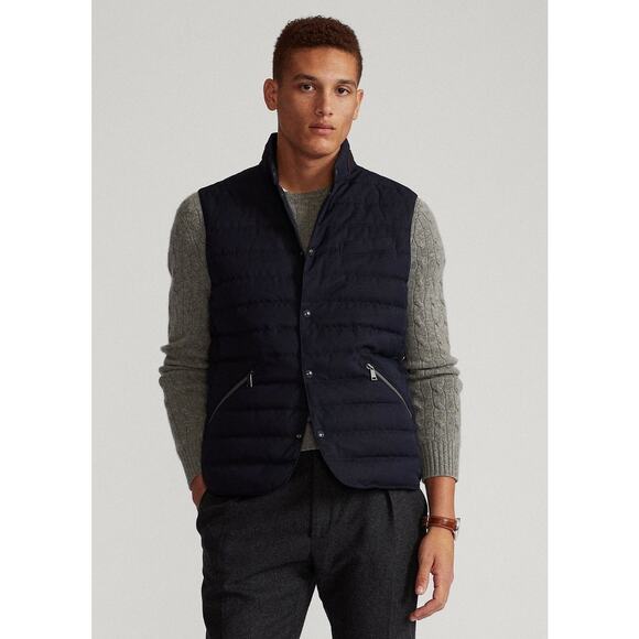 NEW Polo Ralph Lauren Walbrook Reversible Quilted Down Vest - Picture 1 of 7